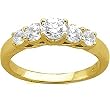 14K Yellow Gold Diamond Anniversary Band - 1.00 Ct.