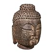 Hand carved Stone Buddha Head Statue