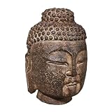 Hand carved Stone Buddha Head Statue