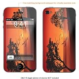 Protective Decal Skin Sticker for AT&T & Verizon Apple Iphone 4 case cover iphone4-90