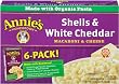 Annie's Homegrown Shells & White Cheddar, 6-Ounce Boxes (Pack of 24)