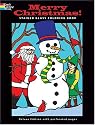 Merry Christmas! Stained Glass Coloring Book (Dover Coloring Book)