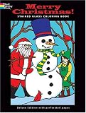 Merry Christmas! Stained Glass Coloring Book