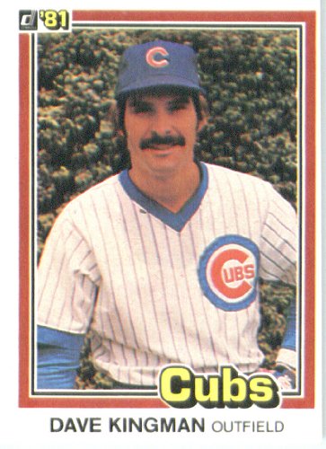 1981 Donruss # 553 Dave Kingman Chicago Cubs Baseball Card