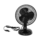 Produkt-Bild: kleiner Tischventilator schwarz &Oslash; 15 cm
