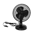 kleiner Tischventilator schwarz � 15 cm