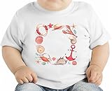 By the beach オーガニックベビーTシャツ 3-6 Months