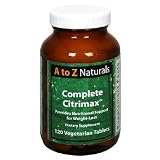A to Z Naturals Complete Citrimax, Vegetarian Tablets, 120 tablets