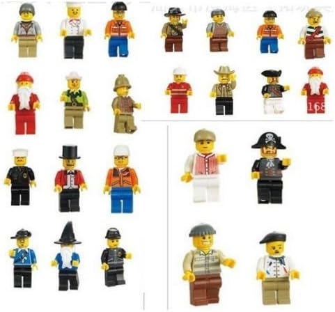 10 Random Minifigures Figures Men People Minifigs Grab Bag