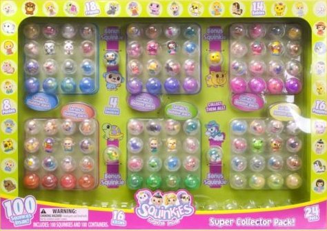 Squinkies Pencil Topper Super Collector Pack Includes 100 Figures!