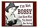 Rocky Mountain Creation Funny Cowgirl I'm Not Bossy Country Western Refrigerator Gift Magnet