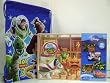 New Toy Story , Cars and Mickey Wood Puzzles Includes 4 Puzzles Bonus Drawstring Bag