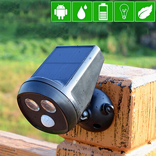 Bst Solartech Solar Powered LED 180-Lumen Sportlight Motion Sensor Wall Light Outdoor Landscape Lighting Weatherproof Auto ON/OFF Security Lamp for Garden Lawn Yard Driveway Pathway