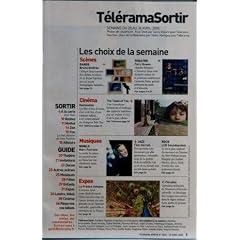 TELERAMA SORTIR N? 2884 du 20-04-2005 PATISSERIE - PROFESSION - CHEF CHEZ FAUCHON - KOOL SHEN QUITTE LA SCENE RAP - BRUNO BELTRAO - FAIRY QUEEN - CINEMA - DAMNATION - BELA TARR - THE TASTE OF TEA - OZU - MARC PERRONE - TOM HARRELL - LCD SOUNDSYSTEM - EXPOS - LA FRANCE ROMANE - PARADES AU MUSEUM D'HISTOIRE NATURELL