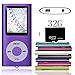 Tomameri Purple Portable MP4 Player MP3 Player Video Player with Photo Viewer , E-Book Reader , Voice Recorder with 32 GB Micro SD Card