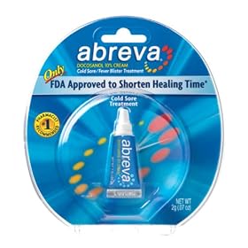 Abreva Cold Sore Fever Blister Treatment, .07-Ounce Tube by Abreva
