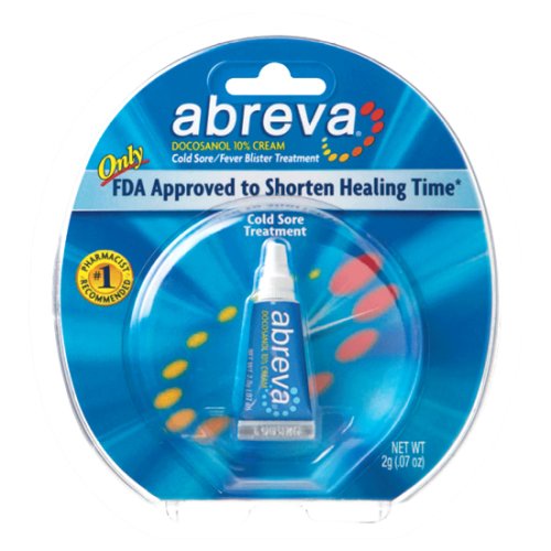 Abreva Cold Sore/Fever Blister Treatment, .07-Ounce Tube