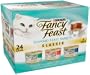 Fancy Feast Gourmet Cat Food, 3-Flavor Seafood Variety Pack, 3-Ounce Cans (Pack of 24)