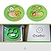 OSABO | Happy Frog Mat - One-piece silicone placemat + plate (Green) - Children Placemats