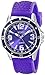 XOXO Women's XO8066 Purple Analog Silicone Strap Watch