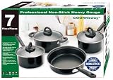 7 Pieces Pro Non-stick heavy Gauge by Neway Housewares