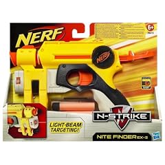 Nerf 61496148 - N-Strike Nite Finder EX-3 Blaster mit rotem Lichtstrahl, Softdart-Blaster