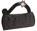 Exquisite Hand Embroidered & Beaded Vegan Clutch 