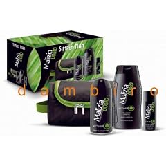 MALIZIA UOMO Vetyver simply man Geschenkset 3 Artikel + Tasche