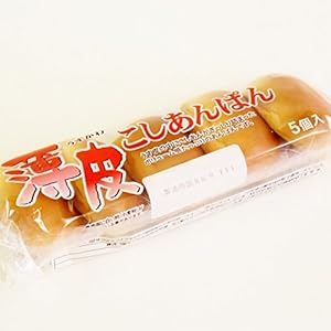 ヤマザキパン 薄皮こしあんパン 5個入り×3個