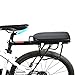 RockBros Mountain Bike Soft Cushion Bicycle Rear Rack Seat Saddle Black 330g