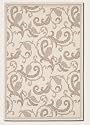 2'0" x 3'7" Couristan Recife Paisley Scroll - 1180-7184 - White-Natural Rectangular