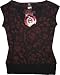 Emily the Strange juniors Red and Black Tattoo Top Shirt