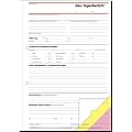 Sigel SD063 Bautagebuch, 1., 2. und 3. Blatt bedruckt, selbstdurchschreibend, A4, 3x40 BL