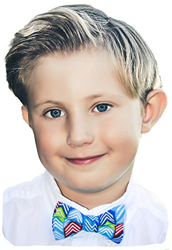 Blue Arrow Baby Toddler Young Boy's Bow Tie Bowtie Adjustable Velcro Neck Strap