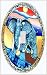 Elephant Mosaic Decorative Switchplate Cover