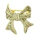 1928 Brass Bow Ponytail Holder