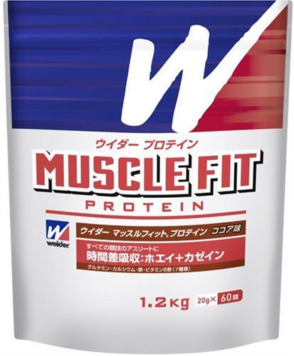 ウイダー マッスルフィットプロテイン ココア味 1,2kg