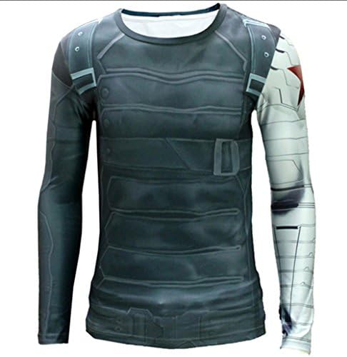 Men's Captain America Winter Solider Long sleeve T-shirt