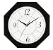 Timekeeper Products LLC 12-Inch Octagonal Black Wall Clock