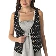 Jovovich-Hawk for Target® Star Print Vest - Ebony