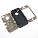 JUSTING@Triple Layer Hybrid Real Tree Camo Hybrid Hard Case Cover for iPhone 5/5S (black)