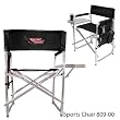 Boston College Eagles Portable Folding Sports Chair - Black w/Embroidery