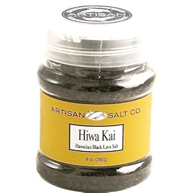 Hawaiian Lava Black Sea Salt - 9 oz