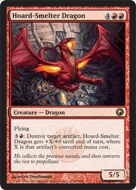 Magic: the Gathering - Hoard-Smelter Dragon - Scars of Mirrodin On Sale