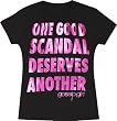 Gossip Girl Good Scandal Deserves Another Black Tee T-shirt