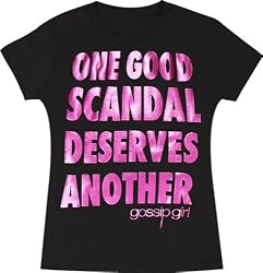 Gossip Girl Good Scandal Deserves Another Black Tee T-shirt