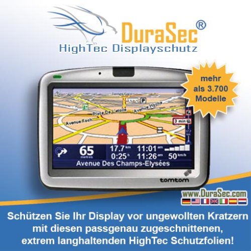DuraSec HighTec Displayschutz für Navigon 7110