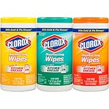 Clorox Disinfecting Wipes Value Pack, Fresh Scent, Citrus Blend and Orange Fusion, 225 Count