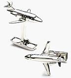 Private Jet Cuff Links - 1 Pair