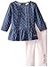 Calvin Klein Baby-Girls Infant Denim Tunic with Pink Leggings